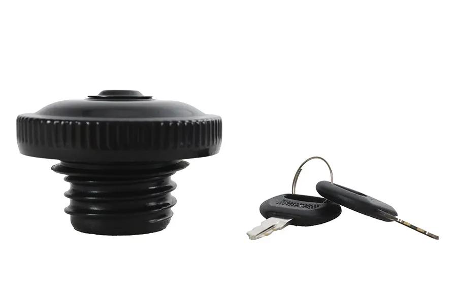 V-Twin Locking Bung Gas Cap Black for Harley Davidson XL (1983-1992) by V-Twin