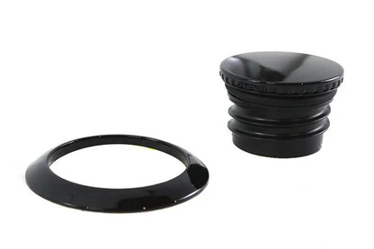 V-Twin Pop Up Style Vented Gas Cap in Black for Harley Davidson Models Part 78705RB by V-Twin