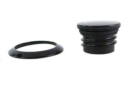 V-Twin Pop Up Style Vented Gas Cap in Black for Harley Davidson Models Part 78705RB by V-Twin