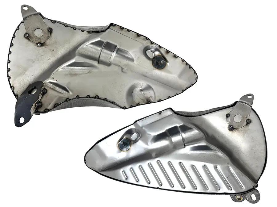 Wyatt Gatling Fat Bob 3.5 Gallon Gas Tank Set Raw for Harley Davidson UL 1937-1940 by Wyatt Gatling