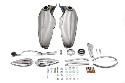 V-Twin Fat Bob 3.5 Gallon Gas Tank Kit for Harley Davidson UL & ULH by V-Twin