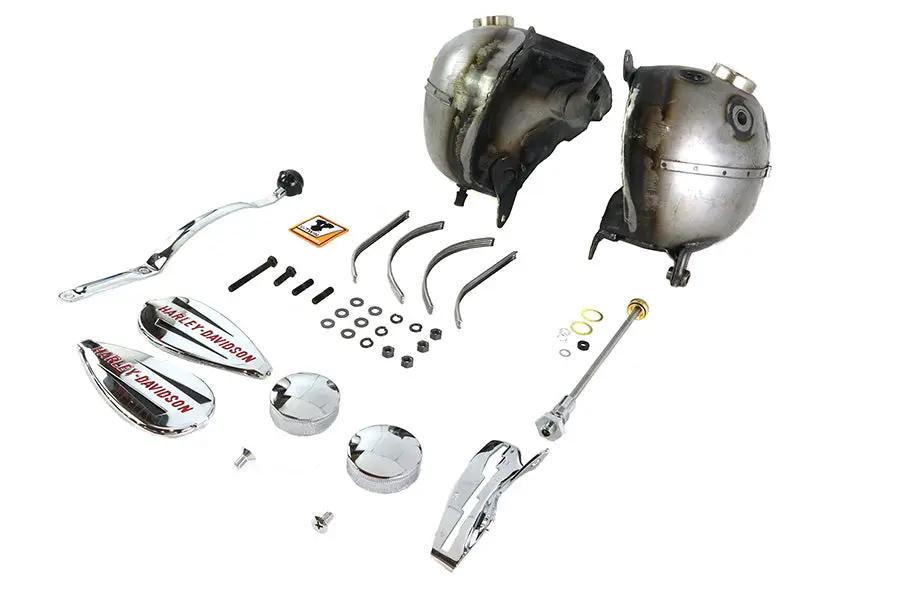 V-Twin Fat Bob Gas Tank Kit with 3.5 Gallon for Harley Davidson EL (1940-1946) by V-Twin