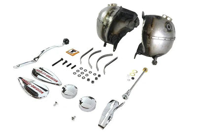 V-Twin Fat Bob Gas Tank Kit with 3.5 Gallon for Harley Davidson EL (1940-1946) by V-Twin