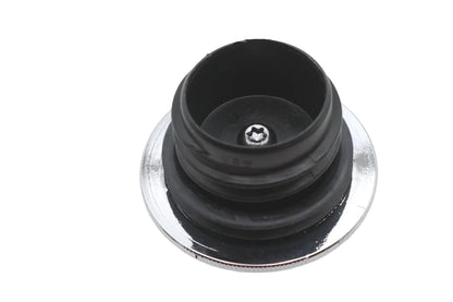 Ultima Slim Point Billet Vented Chrome Gas Cap with Knurled Edges - Part 21-323 by Ultima