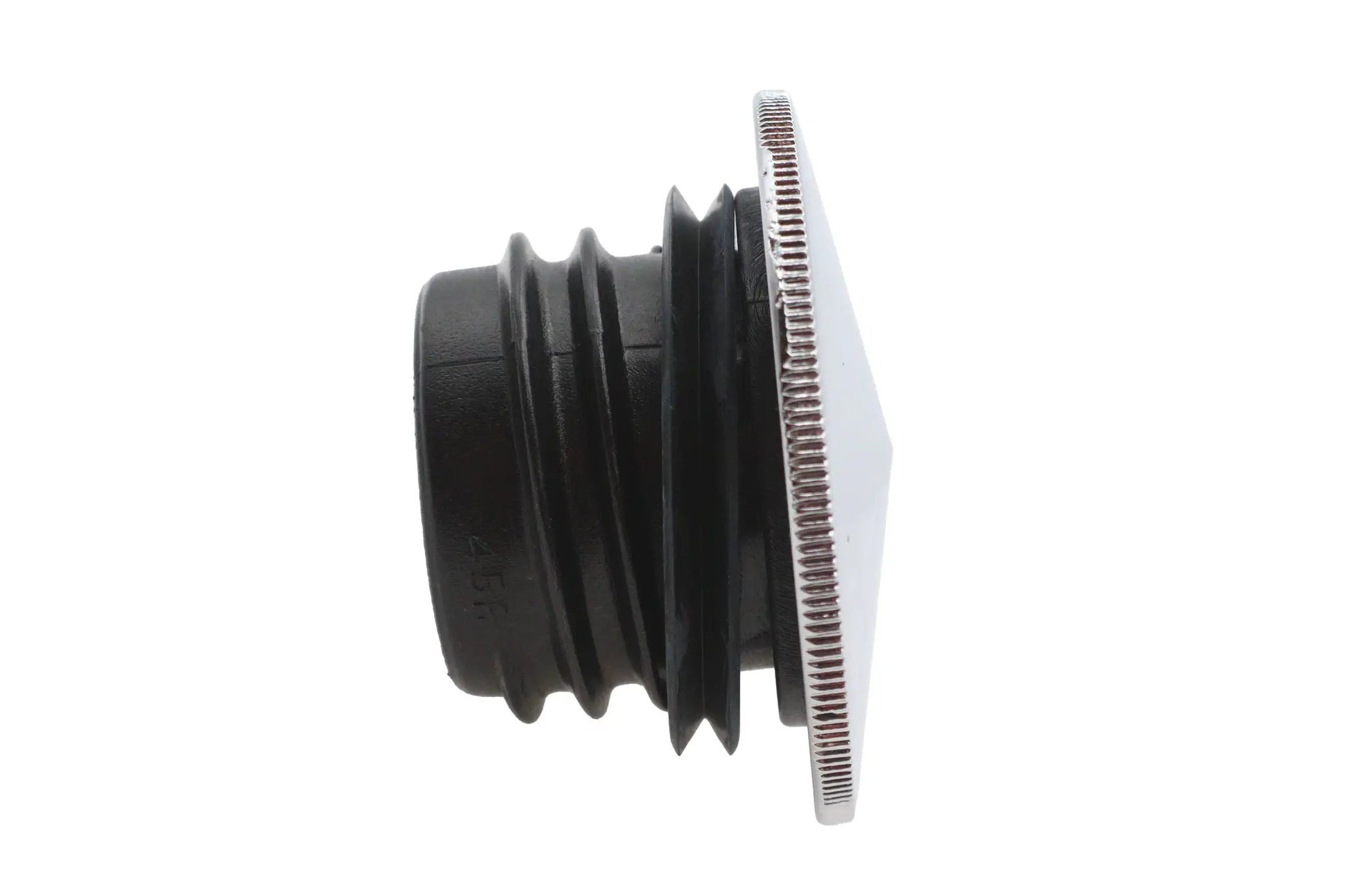 Ultima Slim Point Billet Vented Chrome Gas Cap with Knurled Edges - Part 21-323 by Ultima