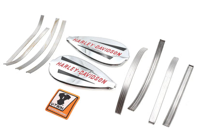 V-Twin Bobbed 3.5 Gallon Gas Tank Trim Kit for Harley Davidson FL 1940-1946 by V-Twin
