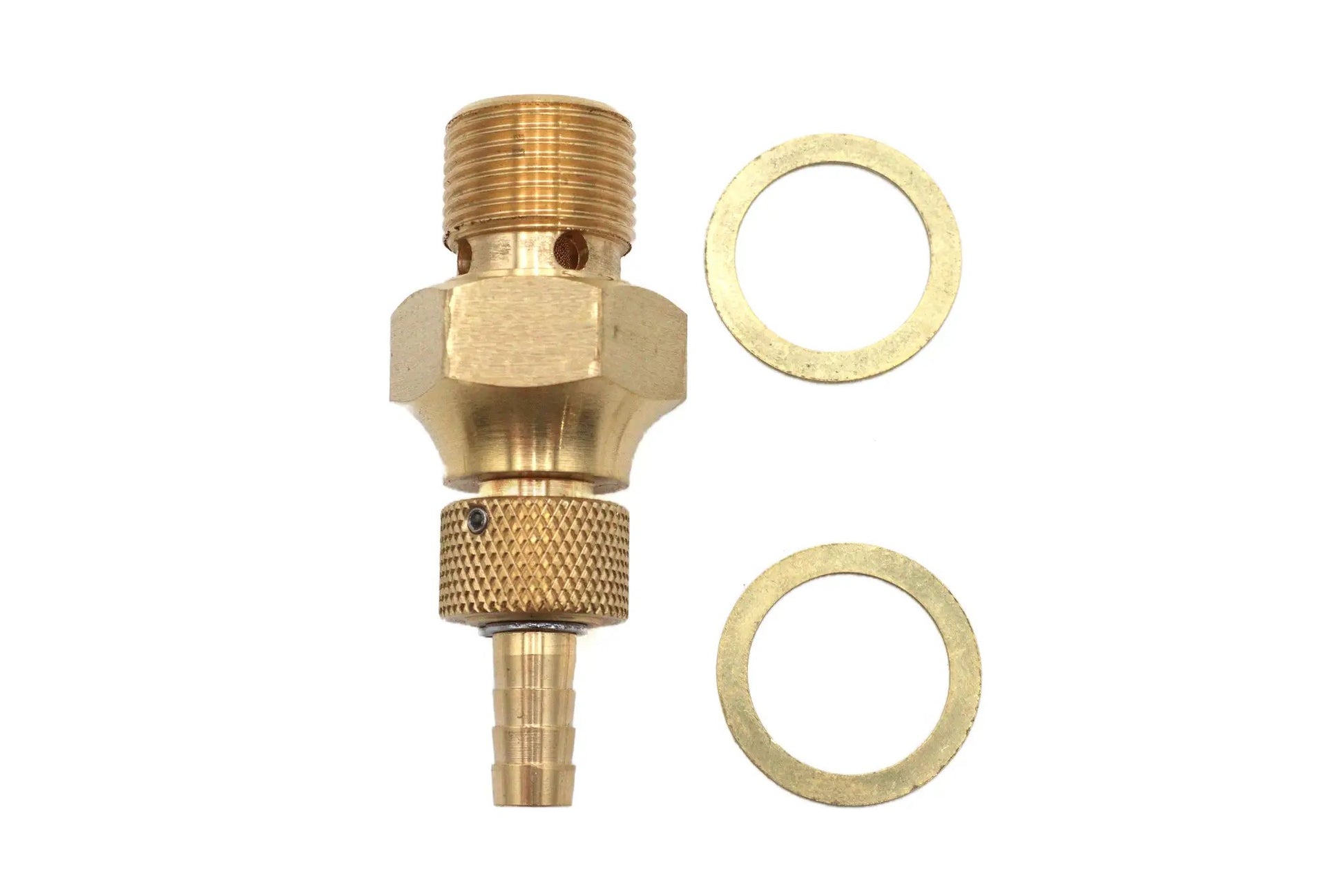 V-Twin Fat Bob 3/4 inch-18 Thread Petcock Brass for Harley Davidson FL Models by V-Twin