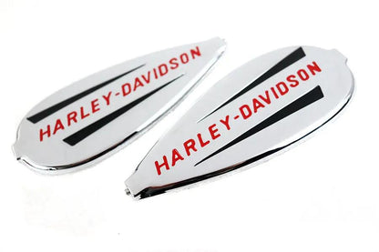 V-Twin Right and Left Gas Tank Emblem Set for Harley Davidson 1940-1946 EL & FL Models by V-Twin