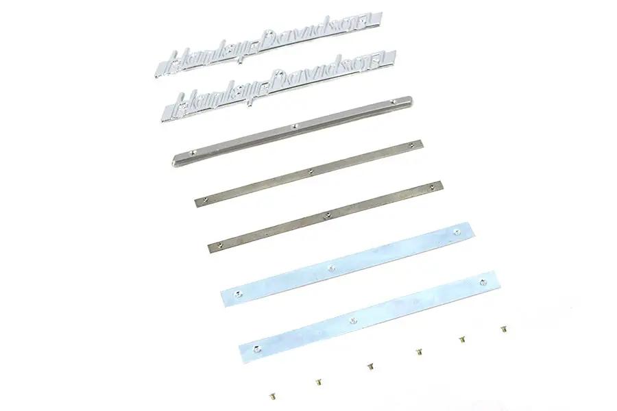 OE 1951-1954 Emblem Kit with Stainless Steel Strips for Classic Gas Tanks by OE