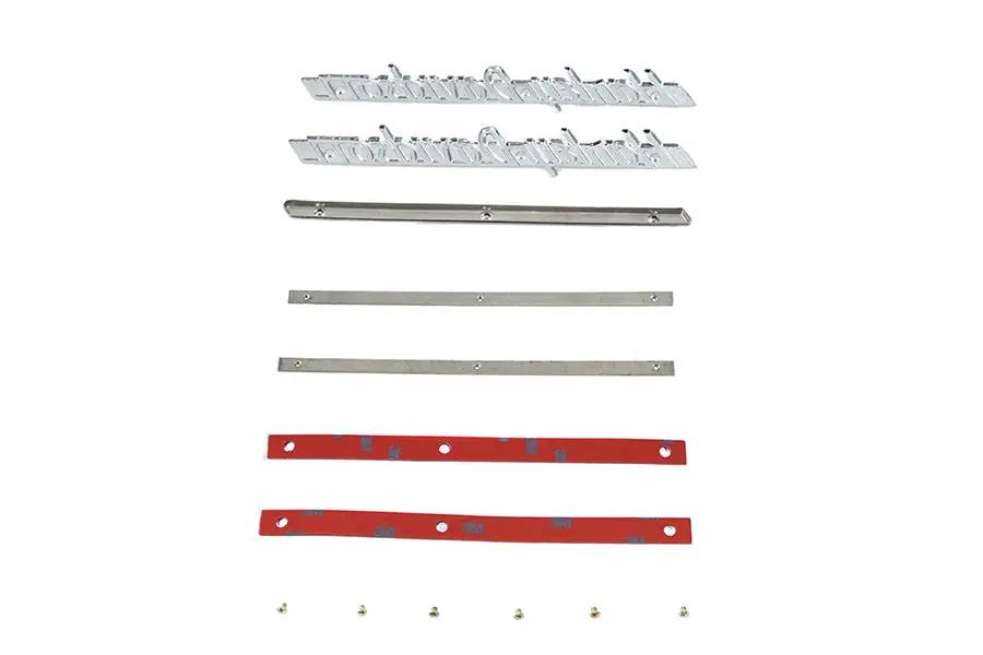 OE 1951-1954 Emblem Kit with Stainless Steel Strips for Classic Gas Tanks by OE