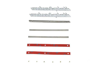 OE 1951-1954 Emblem Kit with Stainless Steel Strips for Classic Gas Tanks by OE