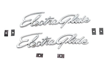 Wyatt Gatling Electra Glide Fender Emblem Set for Harley Davidson FL Models by Wyatt Gatling