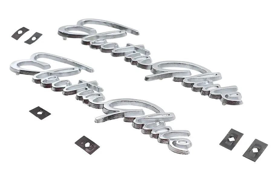 Wyatt Gatling Electra Glide Fender Emblem Set for Harley Davidson FL Models by Wyatt Gatling