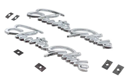 Wyatt Gatling Electra Glide Fender Emblem Set for Harley Davidson FL Models by Wyatt Gatling