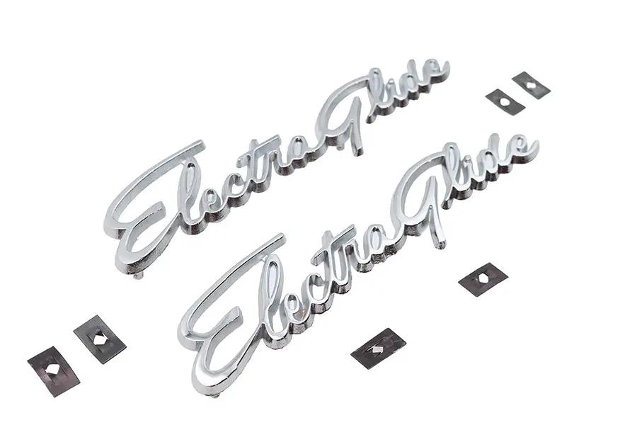 Wyatt Gatling Electra Glide Fender Emblem Set for Harley Davidson FL Models by Wyatt Gatling
