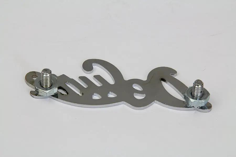 Wyatt Gatling Fender Emblem Set for Harley Davidson FL 1946-1949 – Deluxe Overhead Valve Style by Wyatt Gatling