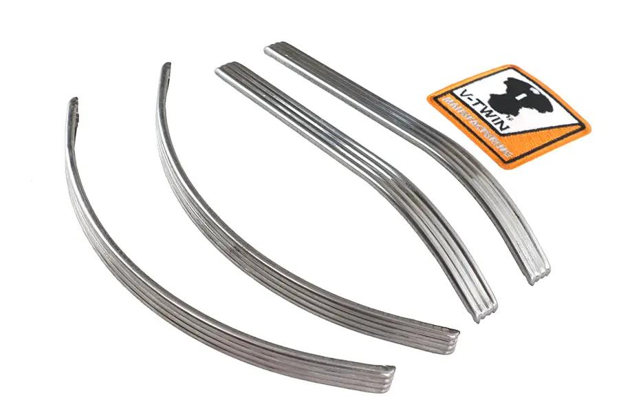 V-Twin Knucklehead Tank Stainless Steel Trim Set for 1940-1946 Harley Davidson FL & EL by V-Twin