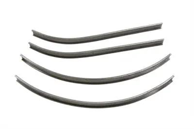 Wyatt Gatling Mount Strips for Gas Tank Emblems - Raw Steel, Part #61802-42 by Wyatt Gatling
