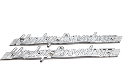 V-Twin Emblem Set with Chrome Lettering – Weld-On and Adhesive Mounts Compatible, Part 78989 by V-Twin