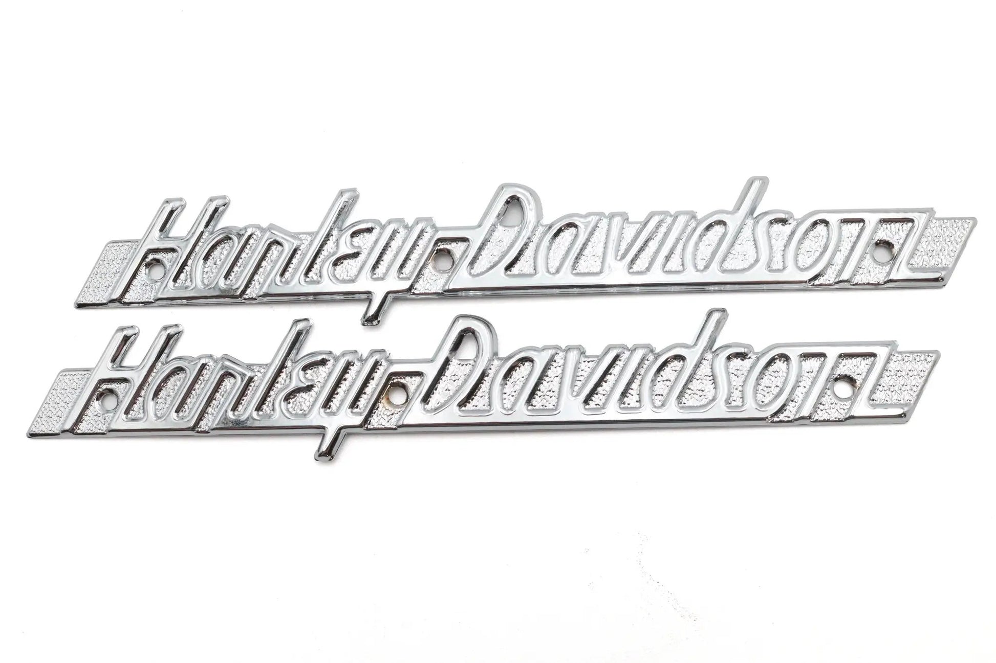 V-Twin Emblem Set with Chrome Lettering – Weld-On and Adhesive Mounts Compatible, Part 78989 by V-Twin