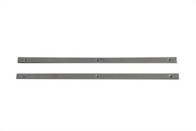 V-Twin B-1321 Weld-On Stainless Steel Mount Strips for Gas Tank Emblems by V-Twin