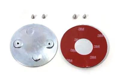 Wyatt Gatling Curved Emblem Gas Tank Mount Set with 3-Inch Diameter by Wyatt Gatling
