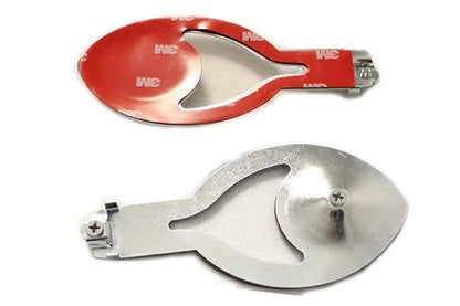 Wyatt Gatling Gas Tank Emblem Mount Set for Harley Davidson FL (Part #61742-93T) by Wyatt Gatling