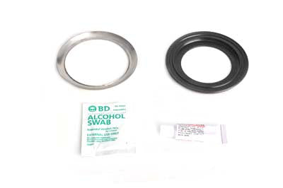 Wyatt Gatling Bayonet Type Filler Ring Polished Stainless Steel for Harley Davidson FL (1941-1950)