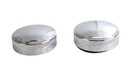 Wyatt Gatling 38-7030 Replica Eaton Gas Cap Set Vented and Non-Vented for Harley Davidson FL Models by Wyatt Gatling
