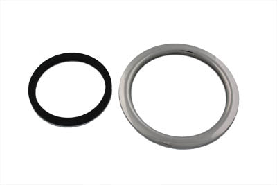 Wyatt Gatling 76820 Bung Type Filler Ring Polished Stainless Steel for Harley-Davidson FXST