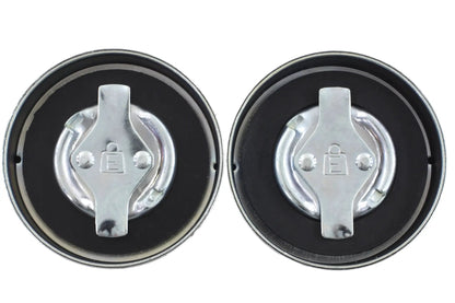 Wyatt Gatling Replica Eaton Vented Gas Cap Set for Harley Davidson EL and UL Models by Wyatt Gatling