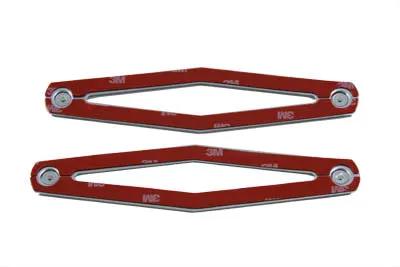 Wyatt Gatling Gas Tank Emblem Mount Set for Harley Davidson FL 1966-1971 by Wyatt Gatling