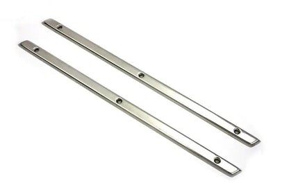 Wyatt Gatling Stainless Steel Emblem Trim Strips for 1951-1954 Harley Davidson FL, G, and W Models by Wyatt Gatling