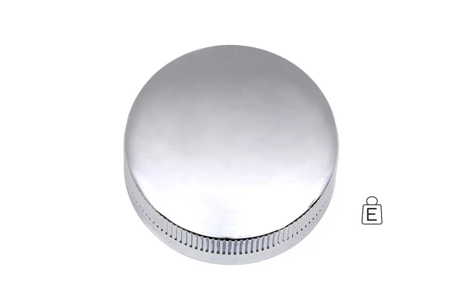 Wyatt Gatling Replica Eaton Style Gas Cap Set Vented Chrome for Harley Davidson EL and FL by Wyatt Gatling