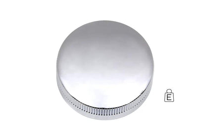 Wyatt Gatling Replica Eaton Style Gas Cap Set Vented Chrome for Harley Davidson EL and FL by Wyatt Gatling