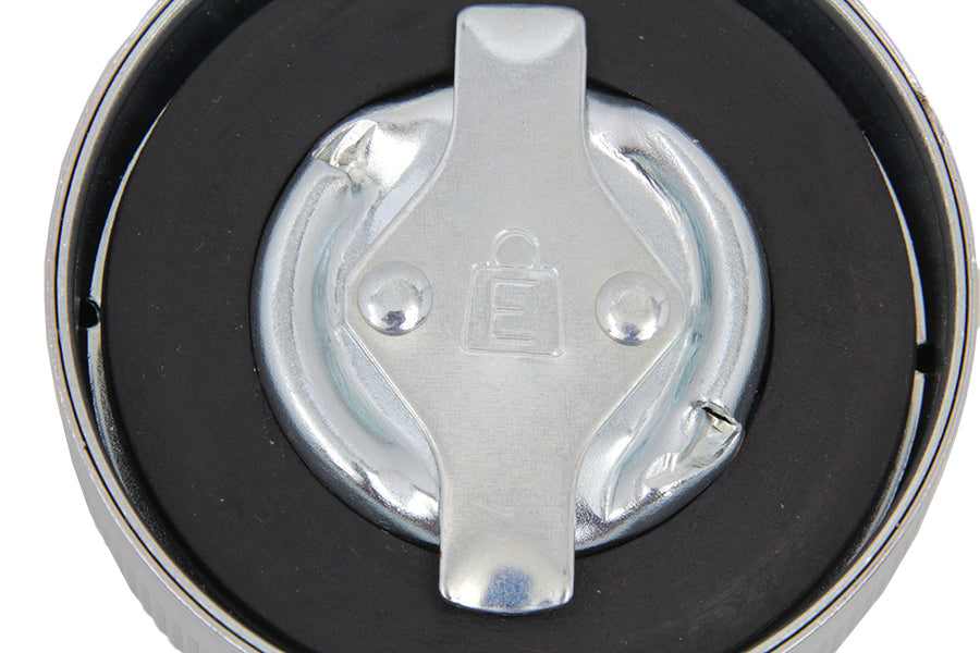 Wyatt Gatling Replica Eaton Style Gas Cap Set Vented Chrome for Harley Davidson EL and FL by Wyatt Gatling