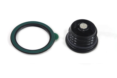 V-Twin Smooth Style Vented Gas Cap for Harley Davidson XL Models - Part 77073B by V-Twin