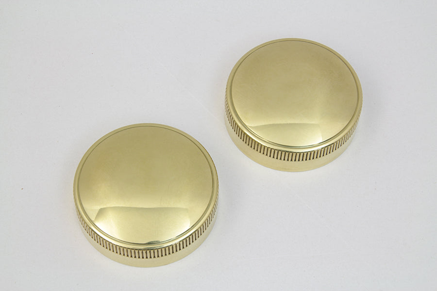 Wyatt Gatling Replica Eaton Style Vented Gas Cap Set for Harley Davidson FL (1941-1950) by Wyatt Gatling