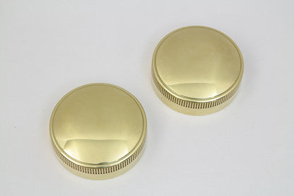 Wyatt Gatling Replica Eaton Style Vented Gas Cap Set for Harley Davidson FL (1941-1950) by Wyatt Gatling