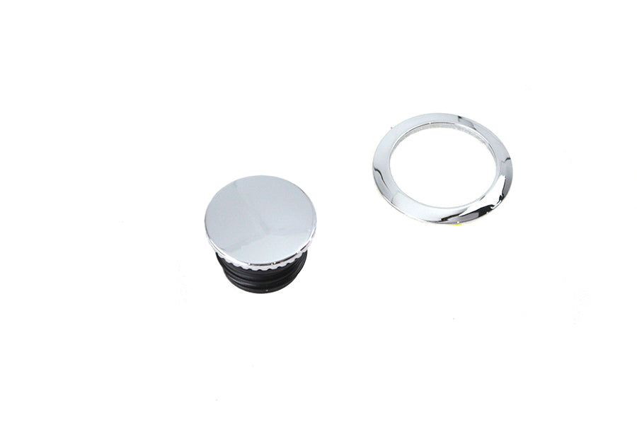 V-Twin Flush Mount Gas Cap Chrome Part #78707 for Harley Davidson FLHXS, FLTRXS, and FLTRXSE Models by V-Twin