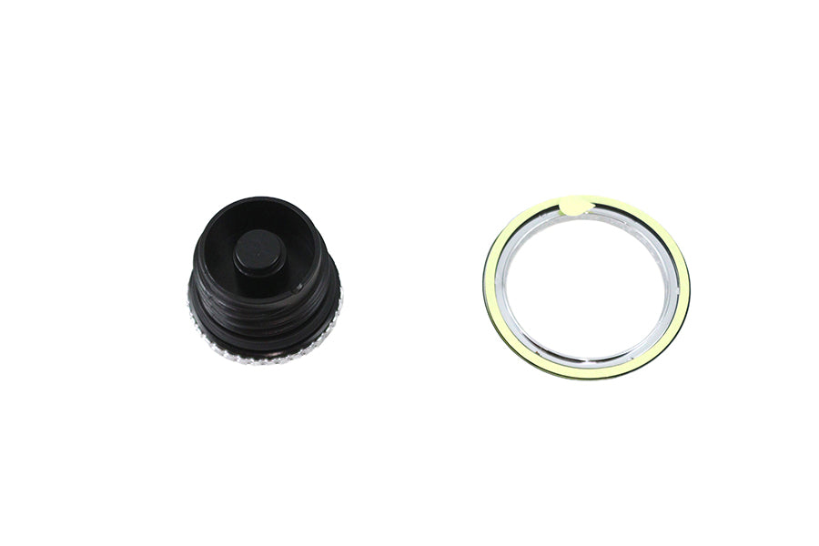 V-Twin Flush Mount Gas Cap Chrome Part #78707 for Harley Davidson FLHXS, FLTRXS, and FLTRXSE Models by V-Twin