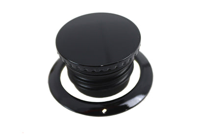 V-Twin Flush Mount Gas Cap Black for Harley Davidson Touring Models Part 78707B by V-Twin