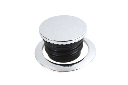 V-Twin Flush Mount Gas Cap Chrome for Harley Davidson FXFB and FXFBS Models by V-Twin