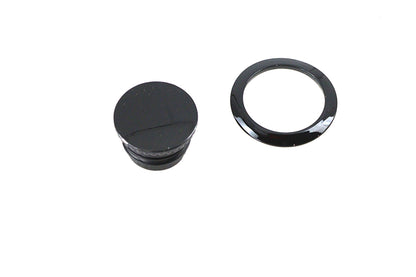 V-Twin Flush Mount Gas Cap Black for Harley Davidson FXFB and FXFBS 2018-2024 by V-Twin