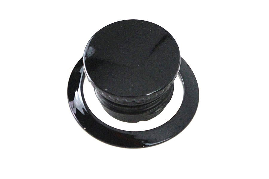 V-Twin Flush Mount Gas Cap Black for Harley Davidson FXFB and FXFBS 2018-2024 by V-Twin