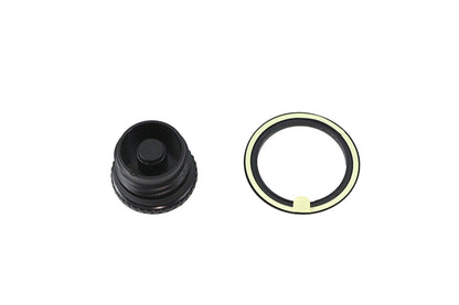 V-Twin Flush Mount Gas Cap Black for Harley Davidson FXFB and FXFBS 2018-2024 by V-Twin