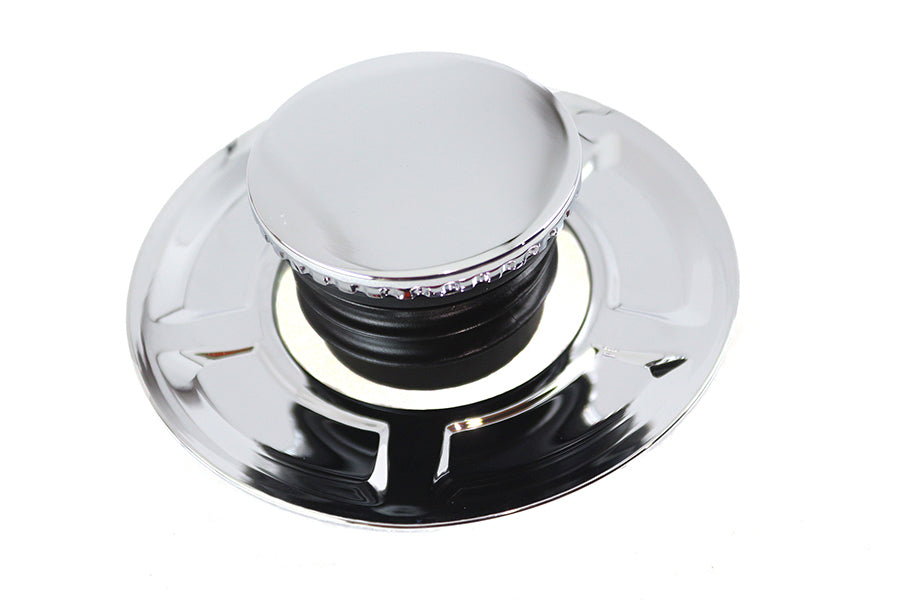 V-Twin Flush Mount Gas Cap Chrome for Harley Davidson FXDRS 2019-2020 by V-Twin