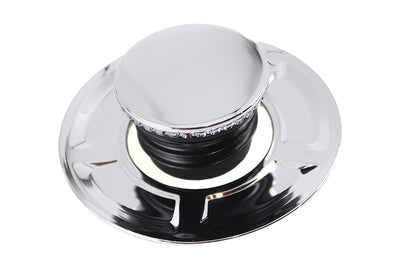 V-Twin Flush Mount Gas Cap Chrome for Harley Davidson FXDRS 2019-2020 by V-Twin