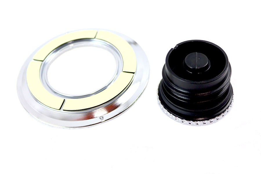 V-Twin Flush Mount Gas Cap Chrome for Harley Davidson FXDRS 2019-2020 by V-Twin