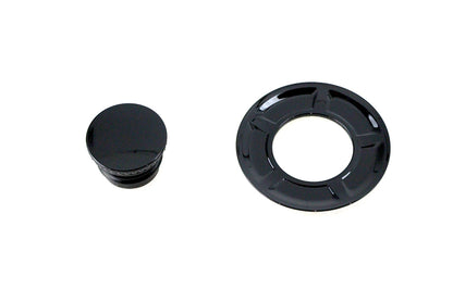 V-Twin Flush Mount Gas Cap Black for Harley Davidson FXDRS (Part #78709B) by V-Twin